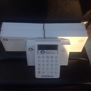 Nib 8 solar powered calculators with stand 7x5